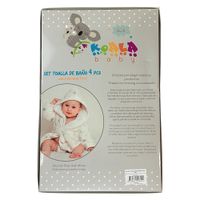 Bata-de-Baño-para-Bebe-4-Pzas-Rosa