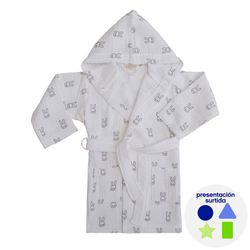 Bata-de-Baño-Infantil-con-Capucha-Conejos-2-4-Años