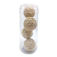 Esferas Pita Artesanal Caladas Beige