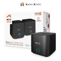 Set de 2 Routers Inalámbricos Mesh Bolt AC1200 Negros