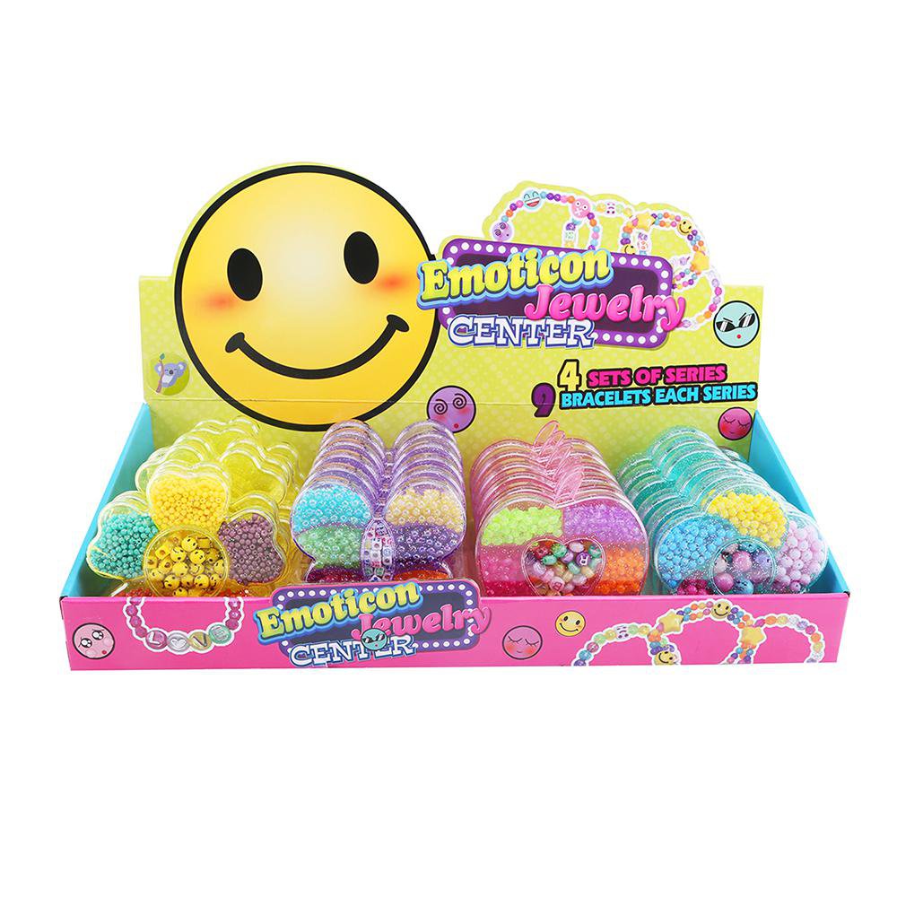 Set de Cuentas Emoticon Jewelry Center - Diseños Surtidos Caja de Cuentas Multicolor para…