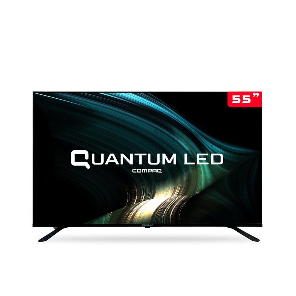 Televisor Smart de 55" QLED Ultra HD 4K con Google TV, Wi-Fi y Bluetooth Televisor Smart d…