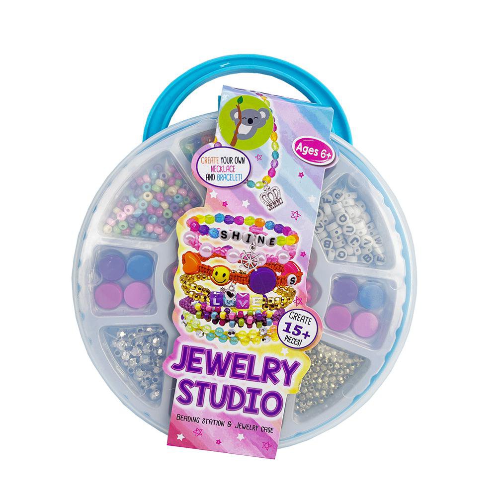 Set de Cuentas Jewelry Studio Beading Station para 6+ Años Set de Manualidades para Crear…