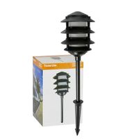 Farol de Poste IP44 Negro