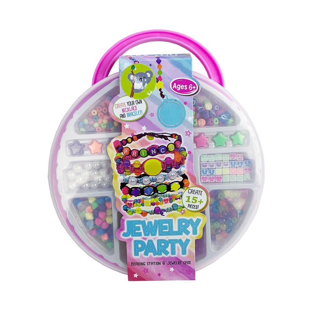 Set de Cuentas Jewelry Party Beading Station para 6+ Años Set de Cuentas