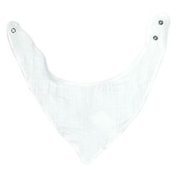 Babero Bandana de Muselina Ecru