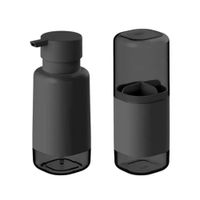 Set de Accesorios para Baño Negro 2 Pzas
