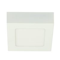 Plafón de Techo LED Cuadrado Blanco de 6 W