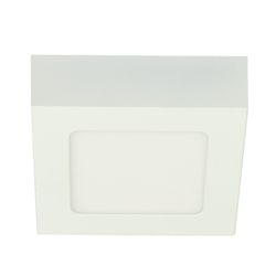Plafón de Techo LED Cuadrado Blanco de 6 W