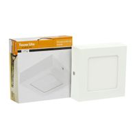 Plafón de Techo LED Cuadrado Blanco de 6 W