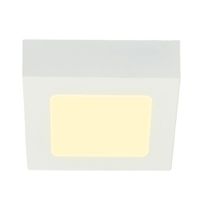 Plafón de Techo LED Cuadrado Blanco de 6 W