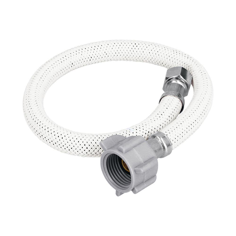 Manguera para Baño Flexible 3/8 x 1/2 Plg 40 cm de Vinil