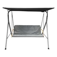 Sillón Columpio de Exterior Lira Gris Oscuro