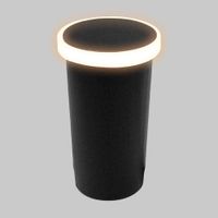 Lámpara de Camino LED Negra de 2 W Luz Cálida
