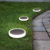 Lámpara de Camino LED Negra de 2 W Luz Cálida