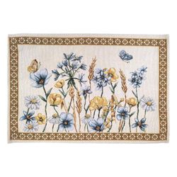 Individual Decorativo Flores Blat 30x45 Cm