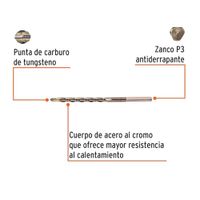 Broca para Concreto de 3/16 Plg X 4 Plg