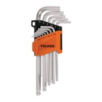 Juego Llaves Allen Milimétricas Tipo L 13 Pzas