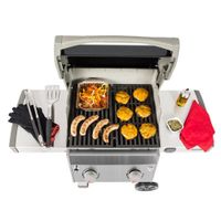 Churrasquera Spirit II E 210 de Gas Propano con 2 Quemadores