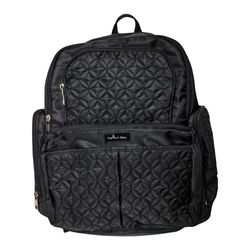 Pañalera-Tipo-Mochila-Textura-Negra