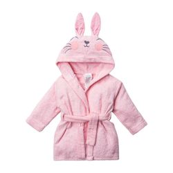 Toalla-con-Capucha-Conejo-Rosa-0-6M