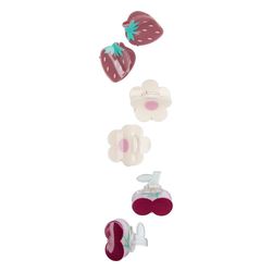 Set de 6 Ganchos para el Cabello con Frutas