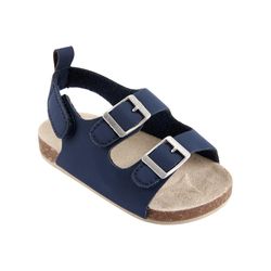 Sandalias Tipo Birkenstock Azul Marino - Varias Tallas