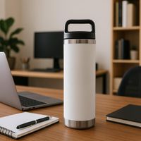 Vaso Térmico de Acero Blanco 18oz