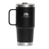 Vaso Térmico de Acero Inoxidable con Agarrador Negro 22 Oz