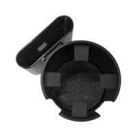 Portavasos Ajustable para Auto de Plástico Negro