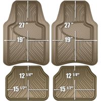 Set de Alfombras para Carro Café 4 Pzas - Armor All