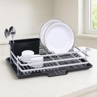Escurridor de Platos con Bandeja de Aluminio
