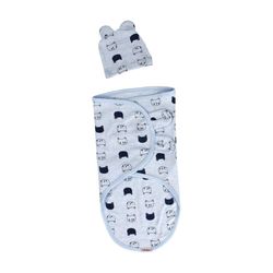Set de 2 Mantas Swaddle Azul
