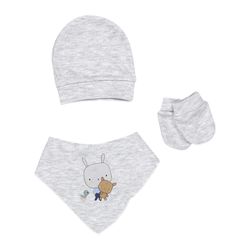 Set de Gorro y Guantes Gris