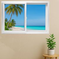 Ventana PVC S80 Corrediza con Cedazo Blanca 150 x 100 Cm