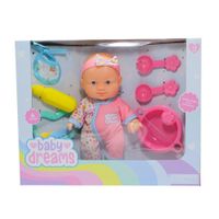 Muñecas Baby Dreams con 6 Accesorios