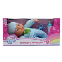 Bebé con Biberón y Chupete 31 cm Mother Love