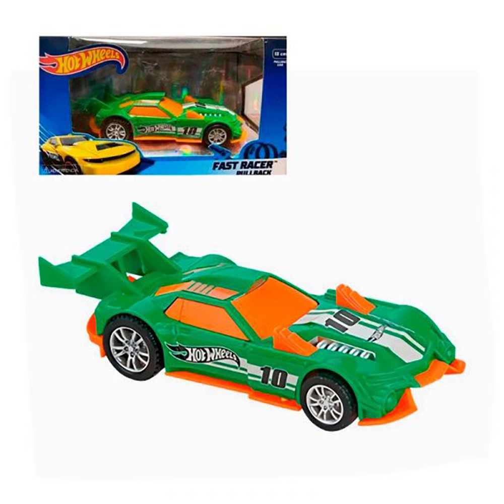Vehículo Hot Wheels Fast Racer de 13 Cm a Retroceso 3+ Años Diseños Surtidos Vehículo a Retroceso 13 cm HW