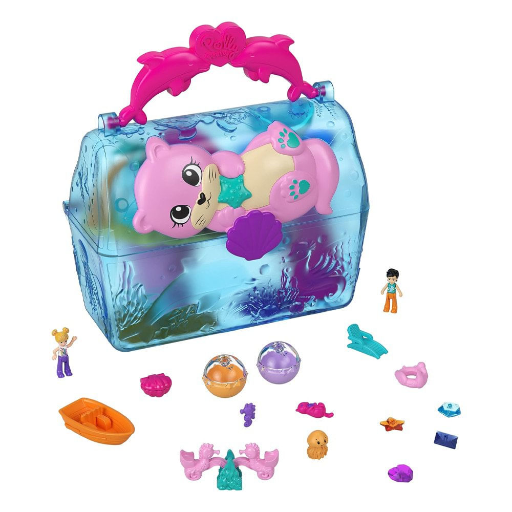Set de Juego Polly Pocket Bolso Bahía Mágica 4+ Años