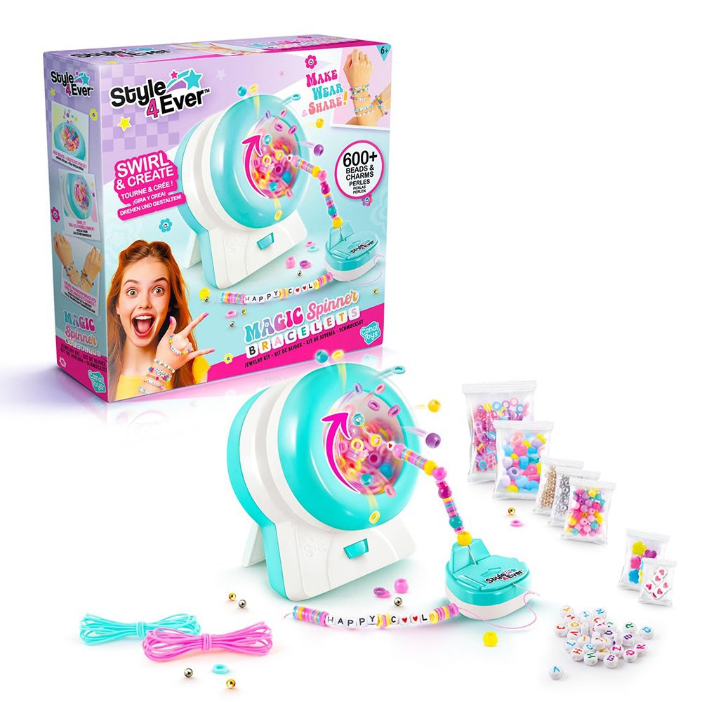 Estudio de Creación de Pulseras Magic Spinner Style 4Ever de 600+ Piezas para 6+ Años Estu…