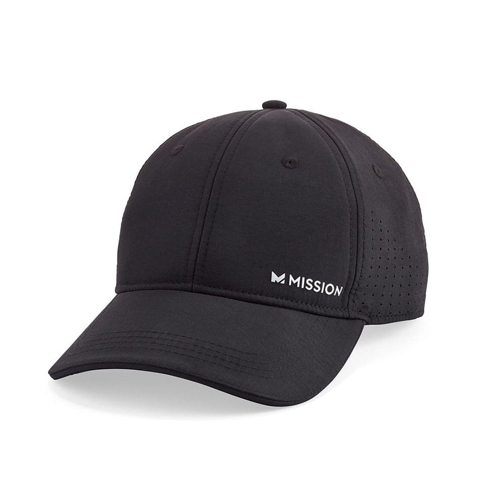 Gorra de Rendimiento Refrescante con Protección UPF 50+ Color Negro