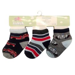 Set de 3 Pares de Calcetas 6-12 Meses