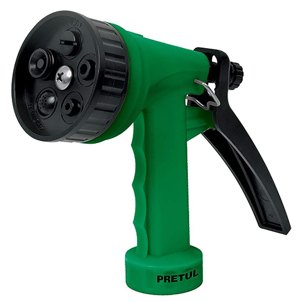 Pistola Plástica para Manguera con 5 Funciones Color Verde