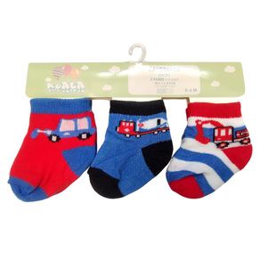 Set de 3 Pares de Calcetas 0-6 Meses