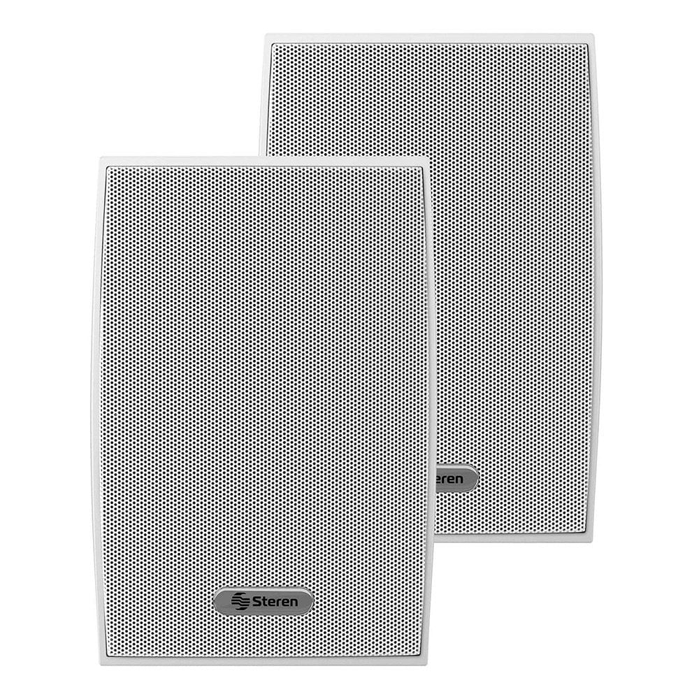 Set de 2 Bocinas de 2 Vías para Intemperie de 600 W en Color Blanco Set de 2 Bocinas de 2…