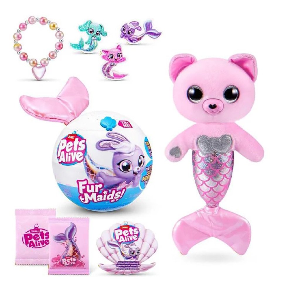Peluche Sorpresa Pets Alive Furmaids con Accesorios 3+ Años Diseños Surtidos Peluche Sorpr…