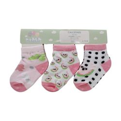Set de 3 Pares de Calcetas 6-12 Meses