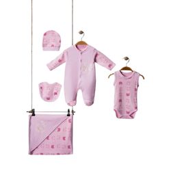 Set-para-Recien-Nacido-Rosado-5-Pzas