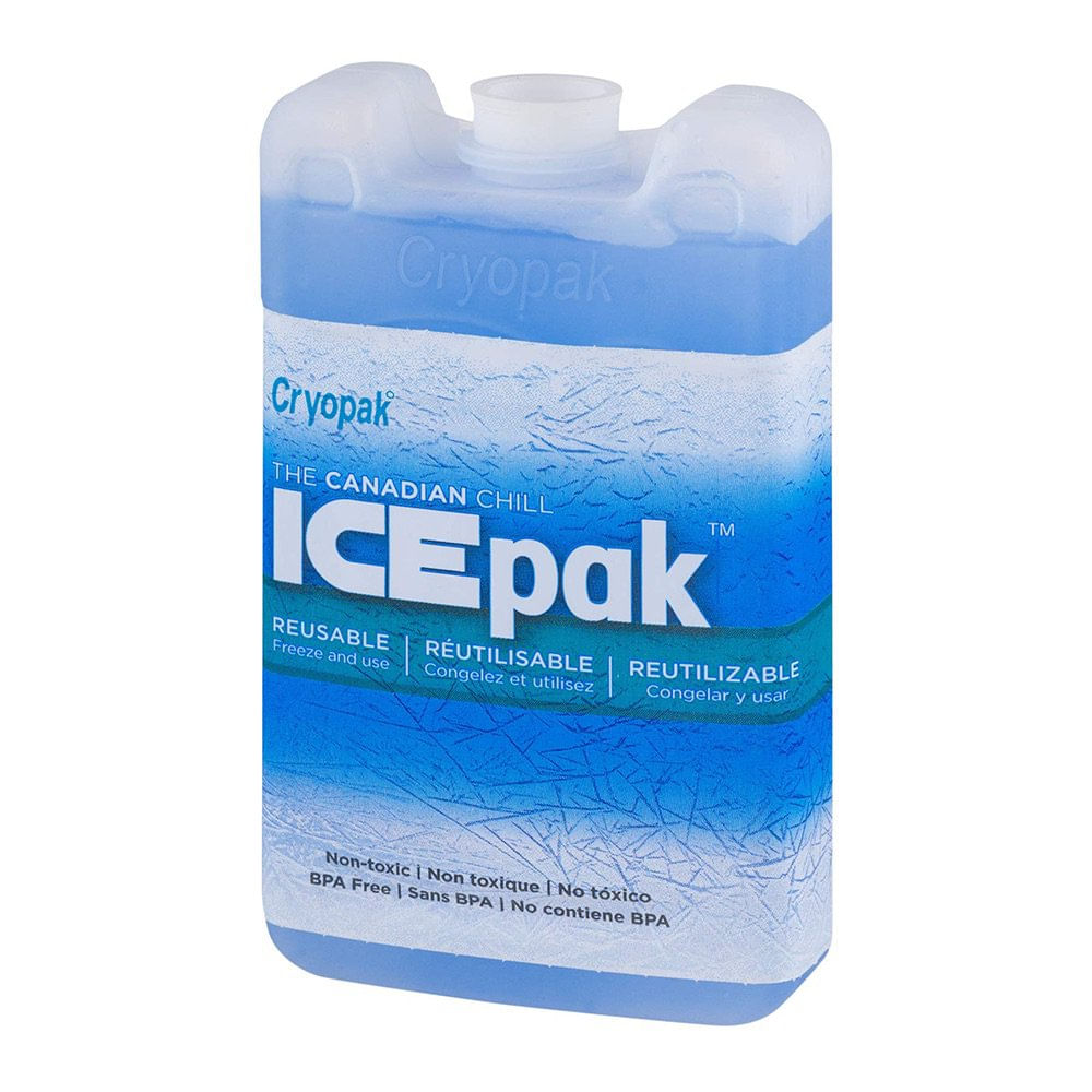 Bloque de Hielo Reutilizable Cryopak Tamaño Almuerzo 3 x 5 Plg