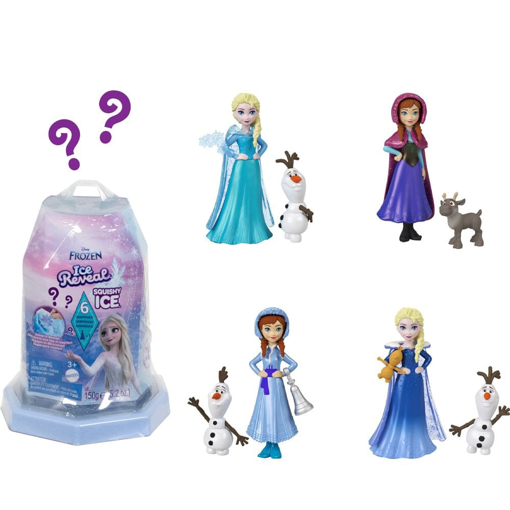 Muñeca Disney Frozen Ice Reveal Hielo Mágico Sorpresa con 6 Sorpresas 3+ Años Disney Froze…
